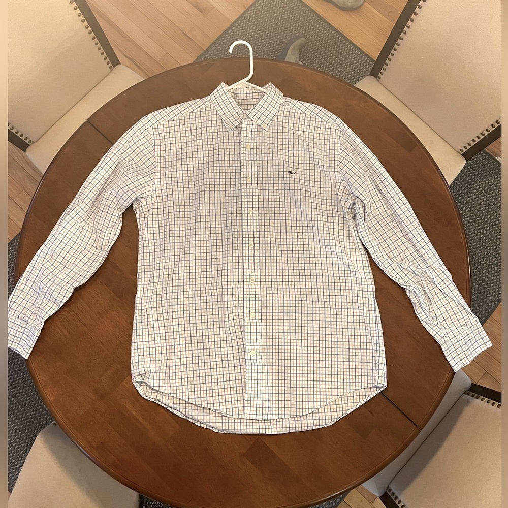 Vineyard Vines Classic Fit Button-Down Whale Shirt